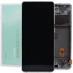 AMOLED Touch Screen For Samsung Galaxy S20 FE 5G G781 Replacement Chassis White