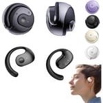 Caduola 2024 Ny Uppgraderad Öppen 3D Stereo Öronkrok Bluetooth Liten Kokosboll Bluetooth Headset (svart) black