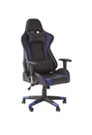 X-ROCKER - Bravo PC Office Blue and Black Gaming Chair