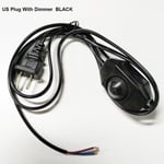 Dimmer Lighting Switch Modulator Black Us Plug With