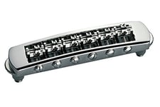 Schaller STM BRIDGE - BLACK CHROME - NON-REVERSE Reel Bridge for Electric Guitar in Les Paul™ Style - 1 Piece
