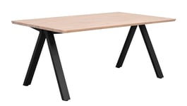 Rowico Home Carradale matbord Vitpigmenterad/svart 170 x 100 cm