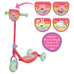 PeppaPig Kids Switch It Multi Character Tri-Scooter Ride on 3 Wheel Toy Ages 3+