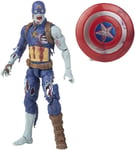 Marvel Legends Series 6-inch Scale Action Figure Toy Zombie Captain America, Pre