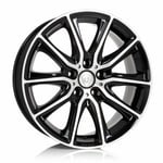 Aluett 18 Black 6.5x16 5/108 ET48 B70.4 - Aluminiumfälgar