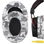 Geekria Replacement Ear Pads for HyperX Cloud II, Mix, Alpha Headphones (Camo)