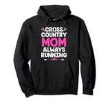 Funny XC Cross Country Running Runner Mom Track Mama Pullover Hoodie
