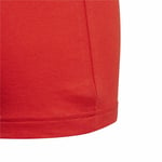 Kortærmet T-shirt Adidas Essentials  vivid Rød 9-10 år