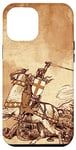 Coque pour iPhone 12 Pro Max Chevalier médiéval Dragon Slayer Renaissance Moyen Âge