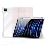 DUX DUCIS Unid Series iPad Pro 11" 2024 fodral med automatisk väckning/sömn - Transparent / Rosa
