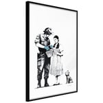 Plakat - Dorothy and Policeman - 40 x 60 cm - Sort ramme