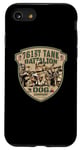 iPhone SE (2020) / 7 / 8 761st Tank Battalion Tribute Vintage Dog Company WW2 Heroes Case
