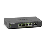 NETGEAR PoE Switch 5 Port Gigabit Ethernet Plus Network Switch (GS305EPP) - with 4 x PoE+ @ 120W, Desktop or Wall Mount