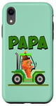 Coque pour iPhone XR Agriculteur PAPA Tracteur Enfants