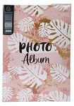 Exacompta - Réf. 62223E - Album photos à pochettes PASTEL TROPIC - 300 photos 10x15 cm - 100 pages - Format 22,5x32,5 cm - albums imprimés avec un marquage rosé sur la couverture