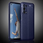 Oppo OPPO A54 5G Leather Texture Case Navy