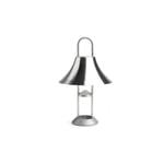 Mousqueton Portable Bordlampe Brushed Stainless Steel - HAY