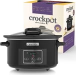 Crockpot Lift and Serve Digital Slow Cooker with Hinged Lid and Programmable Cou