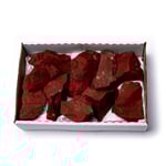Rough Red Jasper A Quality In A Box  ±3-5 Cm ±700-900 G
