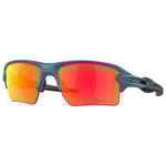 Oakley Flak 2.0 XL Matte Balsam (Prizm Ruby) Solglasögon Unisex - Stl. One Size, Blå för löpning och utomhusaktiviteter