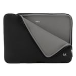 Mobilis Neoprene Laptop Sleeve 14-16'', Laptop Sleeve 15.6'', Compatible MacBook Pro 16'', Black/Grey