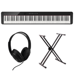 Casio Pakke: PX-S1100BK, keyboardstativ og hodetelefoner