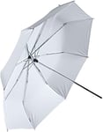 Fotoplex Paraply Halvtransparent Hvit - Sammenleggbar 75 cm