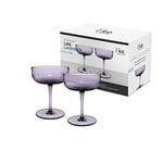 Villeroy & Boch - Like Lavender champagne coupe/dessert bowl set 2 pces, coloured glass purple, capacity 100 ml
