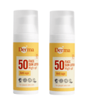 Derma - Face Sun Lotion SPF 50 ml x 2