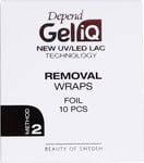 Depend Gel iQ Removal Wraps Foil 10 pcs