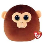 TY DUNSTON MONKEY The Squish-A-Boos Collection Soft Toy Plush Cushion 14" 39338