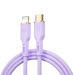 WIWU USB-C till Lightning kabel 30W 1.2m YQ01 - Lila