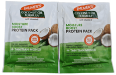 2 x Palmers Coconut Oil Formula Moisture Boost Protein Pack Sachet 60g