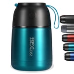 720°DGREE Thermo Food Flask “wunderJar“ - 450ml, 650ml - Premium Stainless Steel Insulated Box - Perfect Insulating Container for Hot Lunch, Baby-Food, Soup, Meal & Outdoor-Dinner - BPA-Free