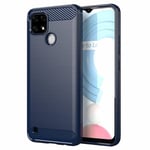 DOHUI for Realme c21 Case,Ultra Slim Soft TPU Protective Cover Case,Anti-Scratch,Shock Absorption for Realme c21 Phone Case (Blue)