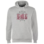 East Mississippi Community College Lions Distressed Hoodie - Grey - XXL - Grey