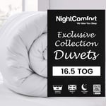 NightComfort Exclusive Collection 16.5 TOG Winter Warm Duvet Super Soft Touch Cover King