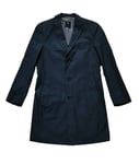 New Hugo BOSS tailored selection blue overcoat suit jacket coat 36R Small £500