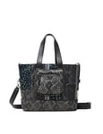 Desigual Bols_Pasadena Tunez, Sac de Courses Femme, Noir, Einheitsgröße