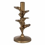 BigBuy Home Gold Iron Candle Holder 9.5 x 9.5 x 21 cm