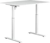 Sun-Flex II höj-/sänkbart bord, 120x80, Vit/vit