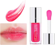 Lip Oil Plumping Clear Crystal Jelly Moisturizing Lip Makeup Gloss Lip Tinted Oi