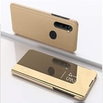 Hülle® Plating Flip Mirror Case for Xiaomi Redmi Note 8 (Gold)