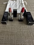 Dior Lipstick Mini Set Rouge 999 Velvet 1.5g & Rouge 100 Nude Matte + Dior Pouch