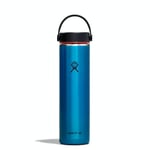 HYDRO FLASK - Lightweight Water Bottle 710 ml (24 oz) Trail Series - Vacuum Insulated Stainless Steel Reusable Water Bottle with Leakproof Flex Cap - Wide Mouth - BPA-Free - Celestine