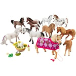 Schleich Hästar, 12 st./ 1 set, 18 delar