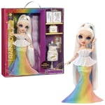 Rainbow High Tentpole PR Theme Doll - 1 robe de Gala et 1 tenue decontractée + accessoires et carnet de croquis