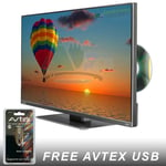 AVTEX L199DRS PRO 19.5" HD 12V TV DVD CARAVAN CAMPERVAN MOTORHOME BOAT TRUCK