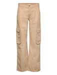 Low Waist Cargo Jeans Bottoms Trousers Cargo Pants Beige Gina Tricot