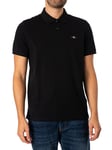 GANTRegular Shield Pique Polo Shirt - Black